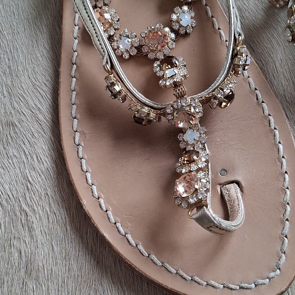 Handmade Caprese Capri Sandals Made In Italy - Picture 2 of 14